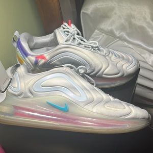 Nike Air Max 720 Gray Teal Pride Men’s Size 8.5 Shoes Sneakers